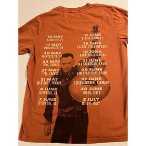 Bruce Springsteen E Street Band 2025 European World Tour T-Shirt MED Music Rock